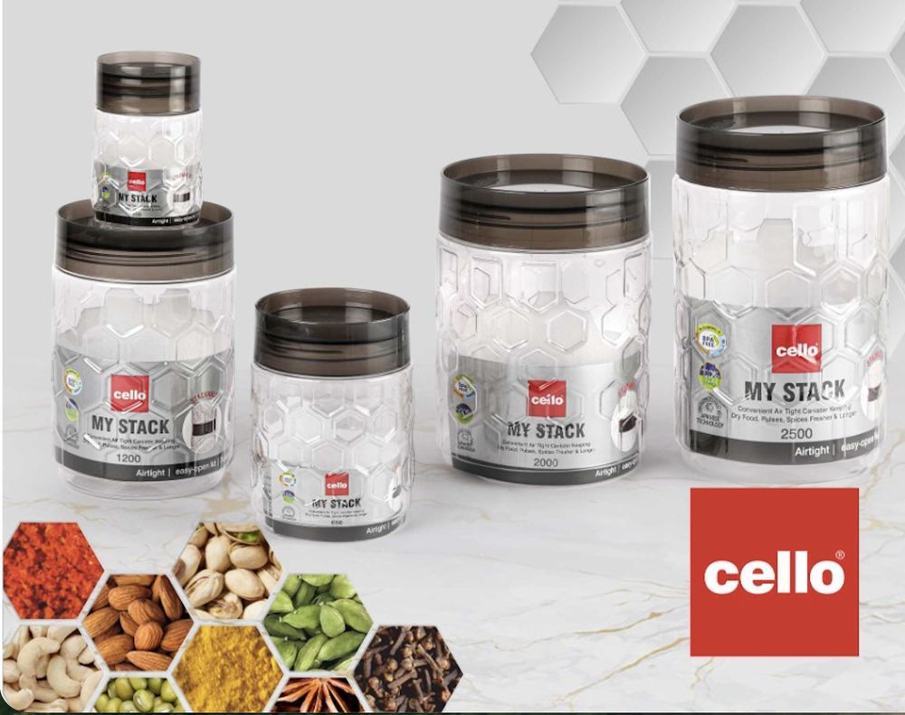 Airtight storage containers and kitchen jars