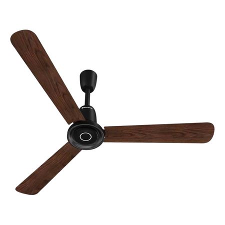 Atomberg Studio Nexus ceiling fan in dark walnut